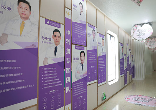 广州中科美医疗美容医院医师团队展示区